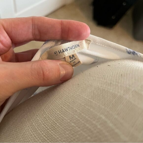 41 Hawthorn White and Blue Shirt Size Medium - Picture 6 of 6